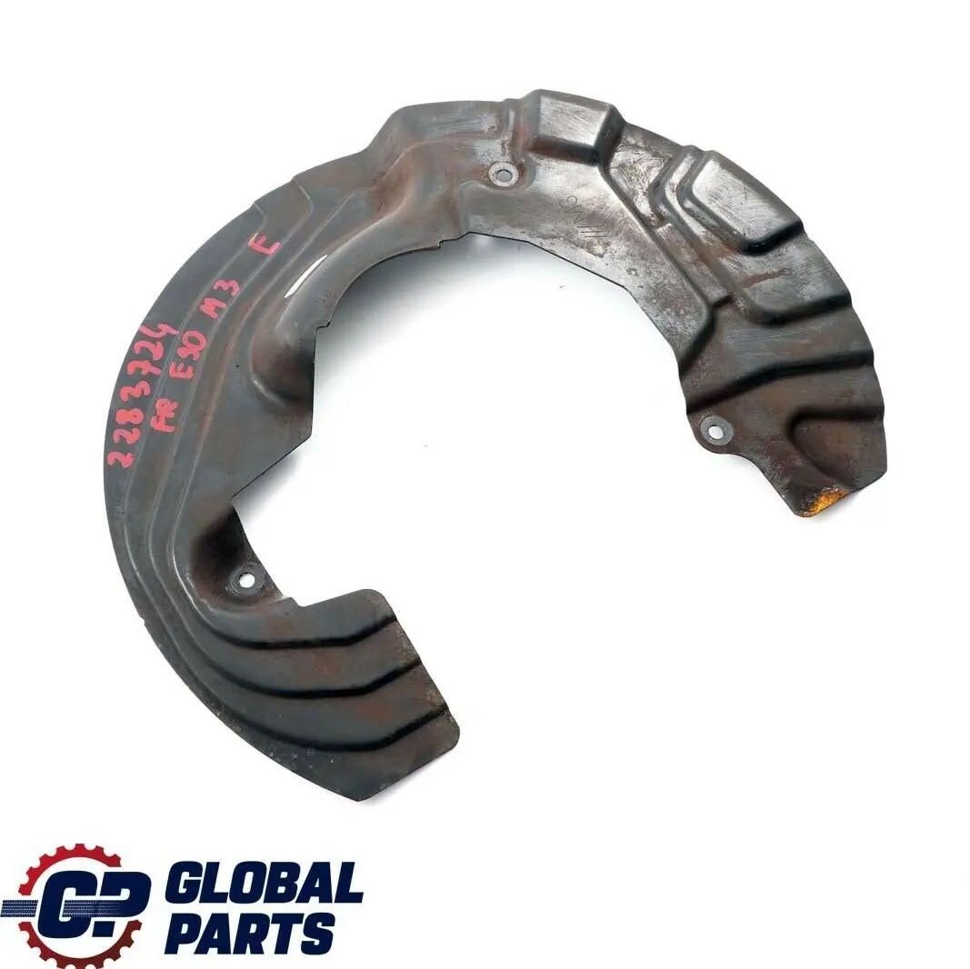 Protection Cover Plate Brake Disc Front Right to BMW 1 3 Series E82 E90 E92 E93 M3 with Part number 2283724 BMW 1 3 Series E82 E90 E92 E93 M3 Protection Cover Plate Brake Disc Front Right - SKU 2283724 - Part number 2283724
