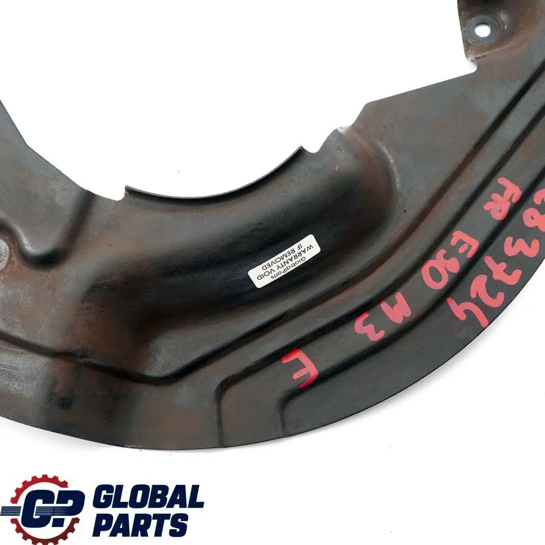 Protection Cover Plate Brake Disc Front Right to BMW 1 3 Series E82 E90 E92 E93 M3 with Part number 2283724 BMW 1 3 Series E82 E90 E92 E93 M3 Protection Cover Plate Brake Disc Front Right - SKU 2283724 - Part number 2283724