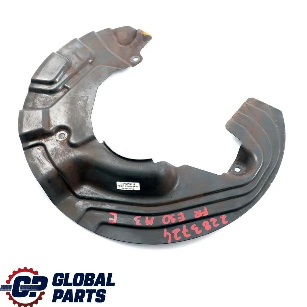 Protection Cover Plate Brake Disc Front Right to BMW 1 3 Series E82 E90 E92 E93 M3 with Part number 2283724 BMW 1 3 Series E82 E90 E92 E93 M3 Protection Cover Plate Brake Disc Front Right - SKU 2283724 - Part number 2283724