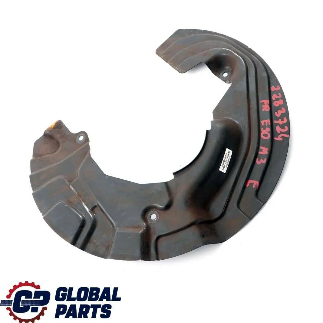 Protection Cover Plate Brake Disc Front Right to BMW 1 3 Series E82 E90 E92 E93 M3 with Part number 2283724 BMW 1 3 Series E82 E90 E92 E93 M3 Protection Cover Plate Brake Disc Front Right - SKU 2283724 - Part number 2283724