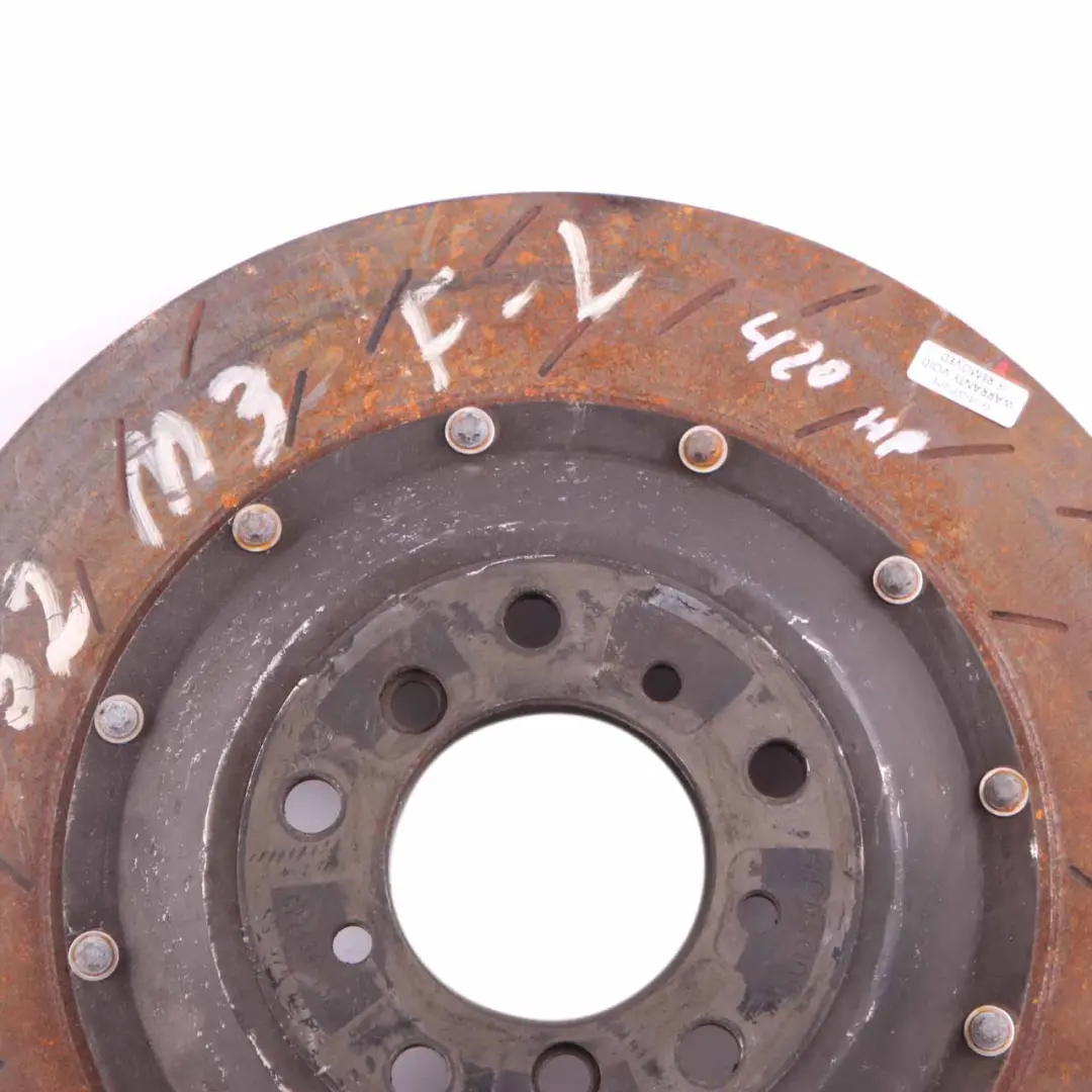 Brake Disc BMW E90 E92 E93 M3 Look Front Left N/S Wheel Ventilated Disc to with Part number 2283801 Brake Disc BMW E90 E92 E93 M3 Look Front Left N/S Wheel Ventilated Disc - SKU 2283801-1 - Part number 2283801