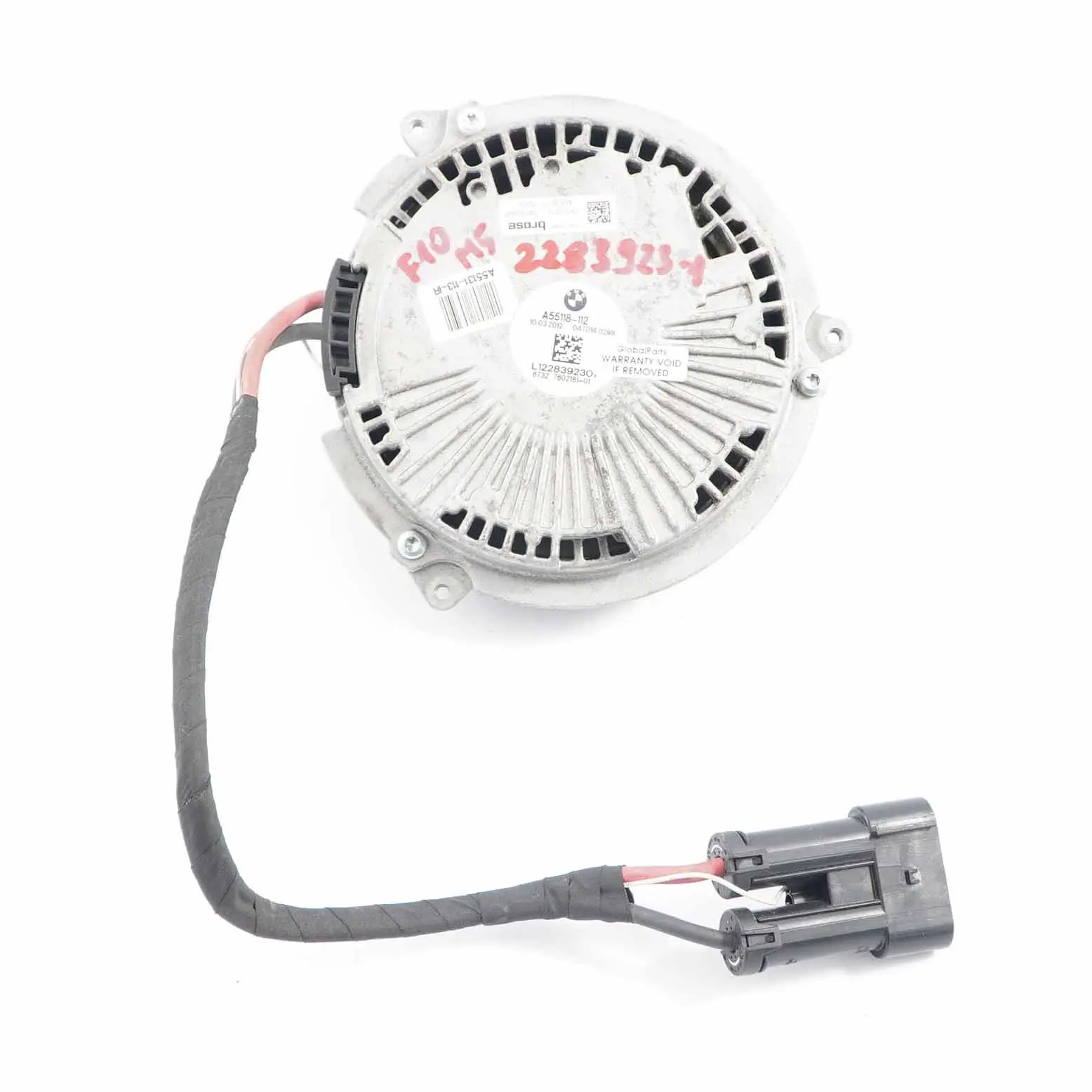 Radiator Fan BMW F10 M5 F12 F13 M6 S63N Engine Cooling Fan Motor 7602181