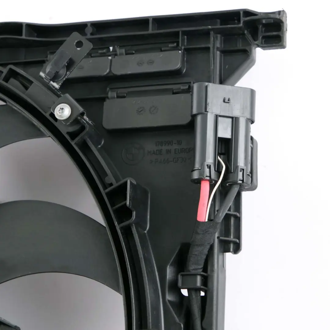 Radiator Fan BMW F10 M5 F12 F13 M6 S63N Engine Cooling Shroud Housing 7602181 to with Part number 2283923 Radiator Fan BMW F10 M5 F12 F13 M6 S63N Engine Cooling Shroud Housing 7602181 - SKU 2283923 - Part number 2283923