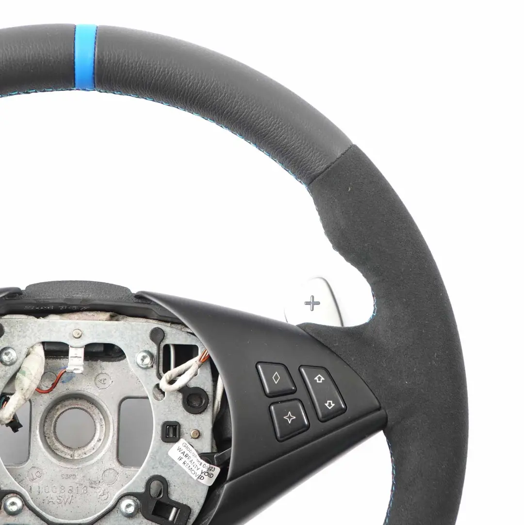 BMW E60 M5 E63 M6 NEW Black Leather M Sport Steering Wheel SMG Paddle Shift - SKU 2283931-1 - Part number 2283931