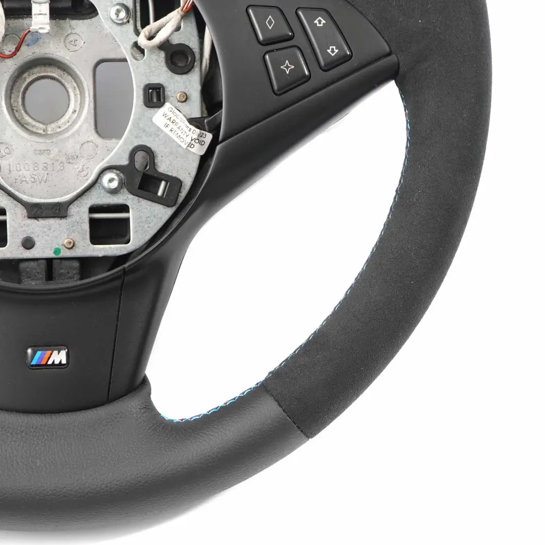 BMW E60 M5 E63 M6 NEW Black Leather M Sport Steering Wheel SMG Paddle Shift - SKU 2283931-1 - Part number 2283931