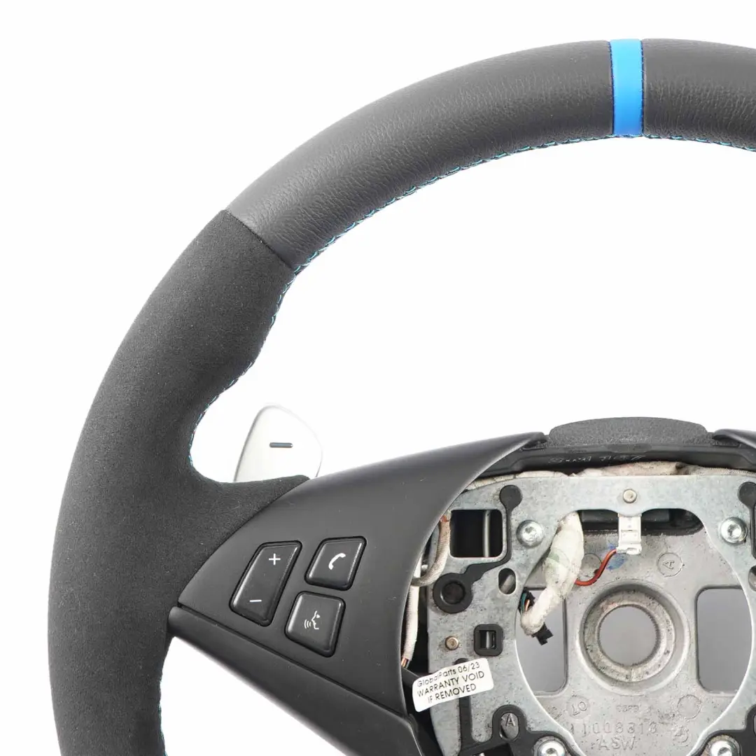 BMW E60 M5 E63 M6 NEW Black Leather M Sport Steering Wheel SMG Paddle Shift - SKU 2283931-1 - Part number 2283931