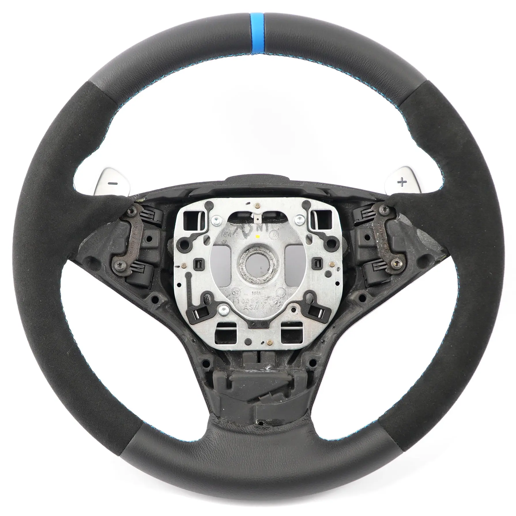 BMW E60 M5 E63 M6 NEUF Noir Cuir / Alcantara Volant M Sport SMG Paddle Shift