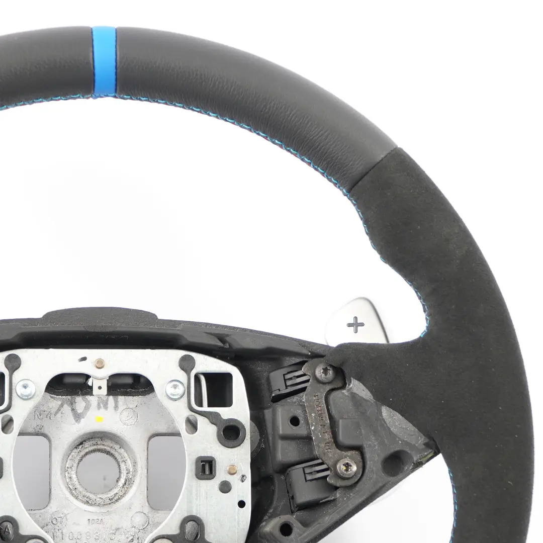 NEU Schwarz Leder M Sportlenkrad Lenkrad SMG Schaltwippen für BMW E60 M5 E63 M6 mit Teilenummer 2283931 BMW E60 M5 E63 M6 NEU Schwarz Leder M Sportlenkrad Lenkrad SMG Schaltwippen - SKU 2283931-2 - Teilenummer 2283931