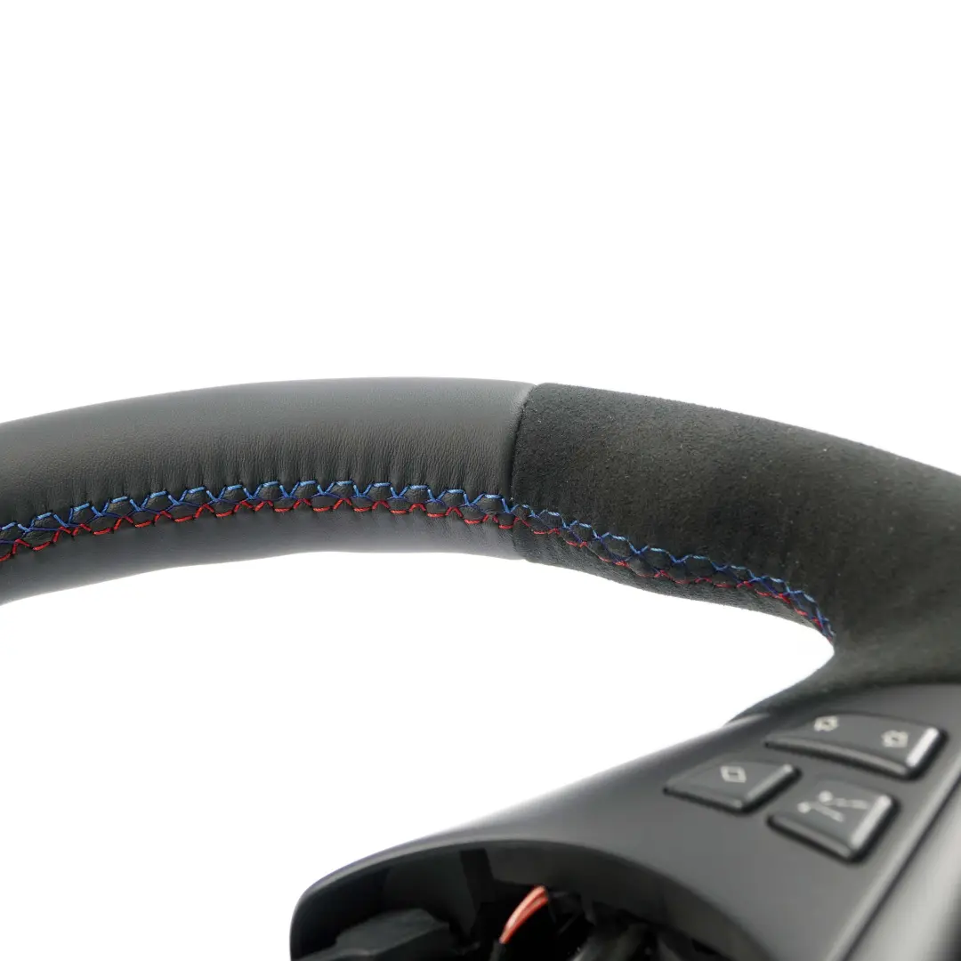 BMW M Sport Steering Wheel E60 E63 LCI NEW Leather / Alcantara Lane Assistant - SKU 2283943-1 - Part number 2283943