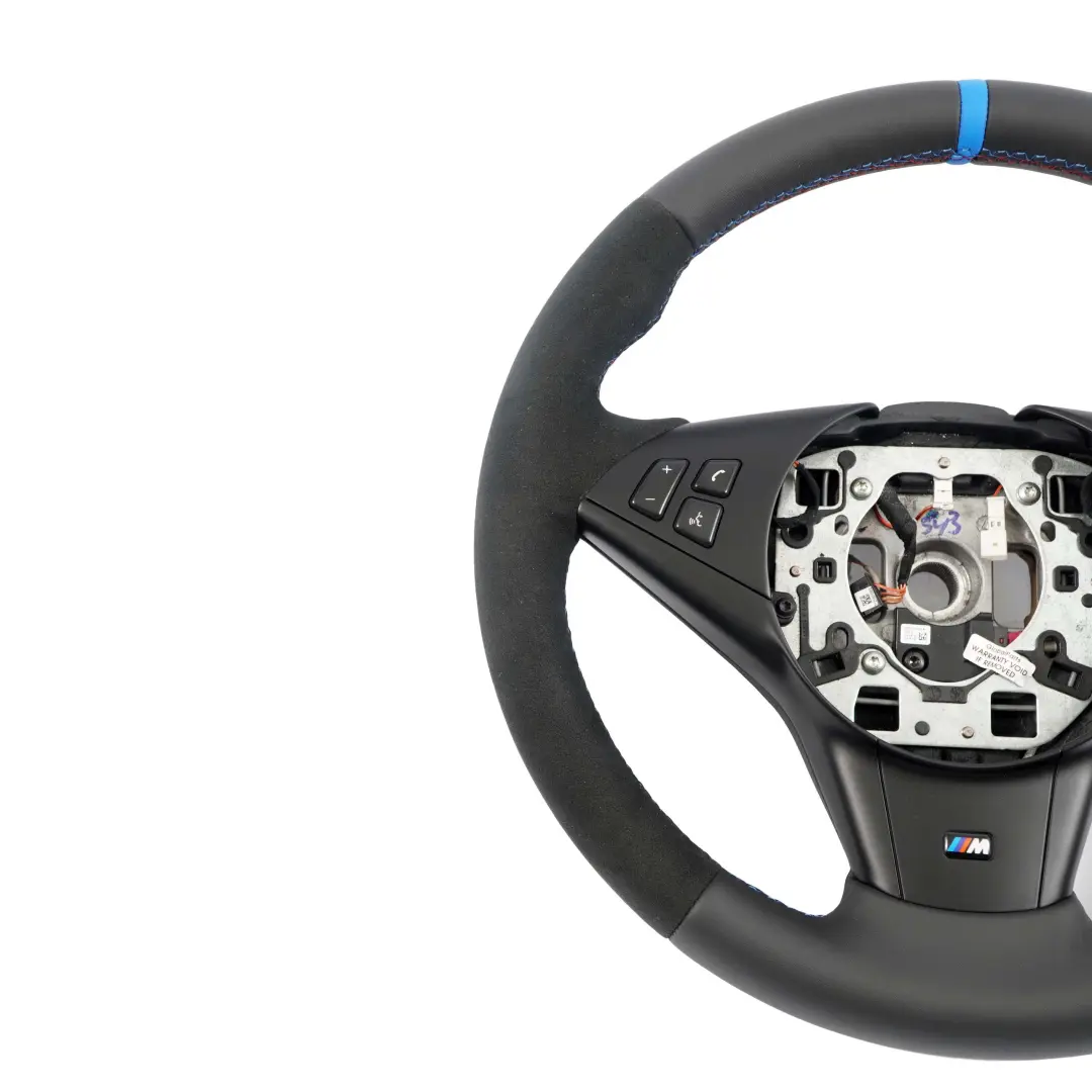 BMW M Sport Volant E60 E63 LCI NEW Leather / Alcantara Lane Assistant - SKU 2283943-1 - Numéro de pièce 2283943