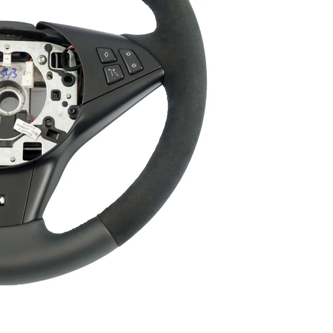 BMW M Sport Volant E60 E63 LCI NEW Leather / Alcantara Lane Assistant - SKU 2283943-1 - Numéro de pièce 2283943