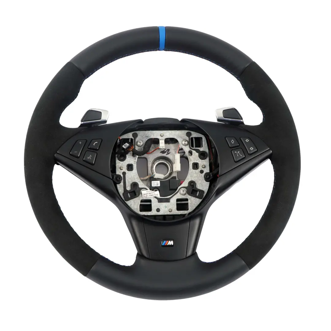 Neuf Cuir M Volant Sport Volant Interrupteur Swing Spurassistent pour BMW E60 LCI à propos du numéro de pièce 2283952 BMW E60 LCI Neuf Cuir M Volant Sport Volant Interrupteur Swing Spurassistent - SKU 2283952-1 - Numéro de pièce 2283952