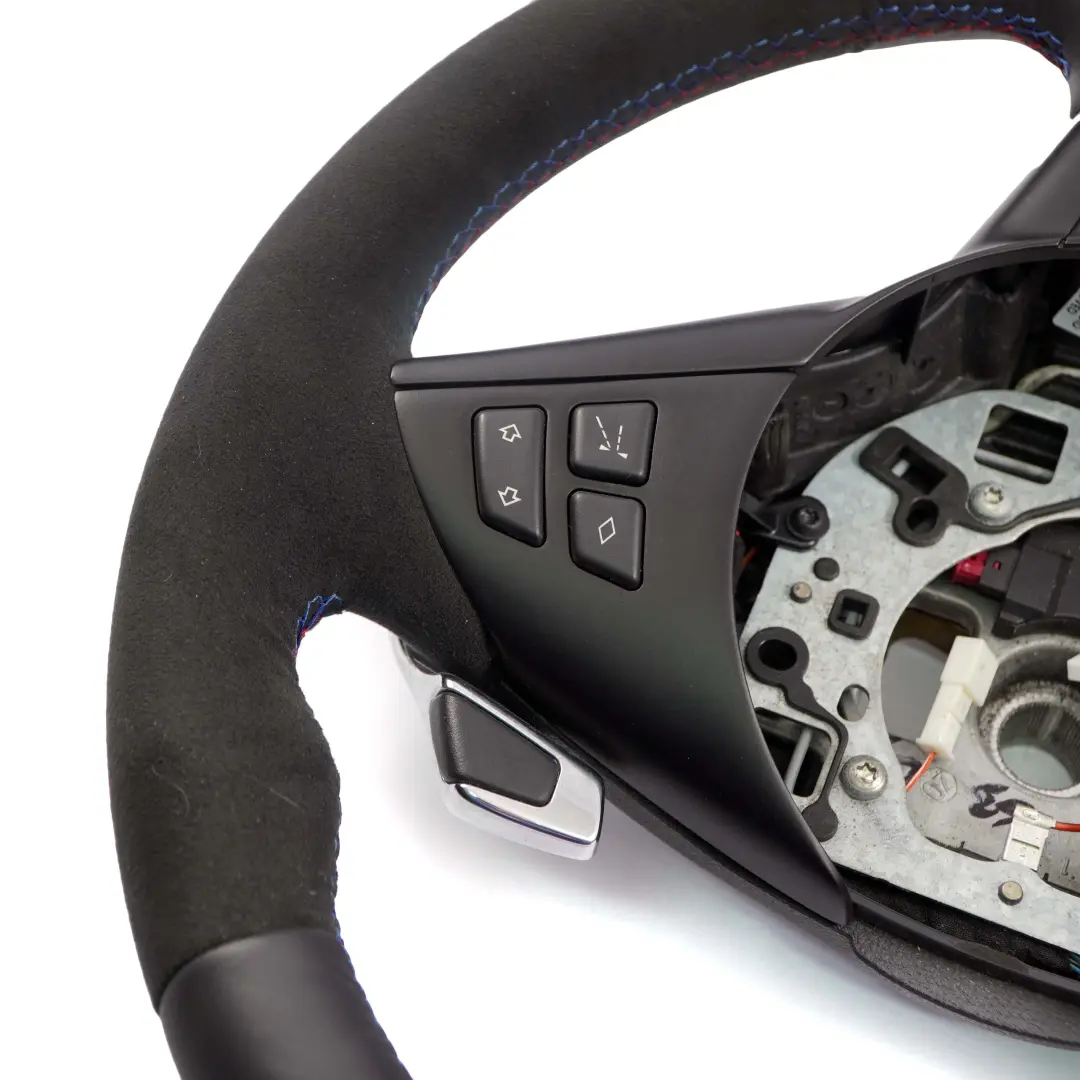 Leather M Sport Steering Wheel Paddle Shift Lane Assistant to BMW E60 E63 LCI NEW with Part number 2283952 BMW E60 E63 LCI NEW Leather M Sport Steering Wheel Paddle Shift Lane Assistant - SKU 2283952-1 - Part number 2283952