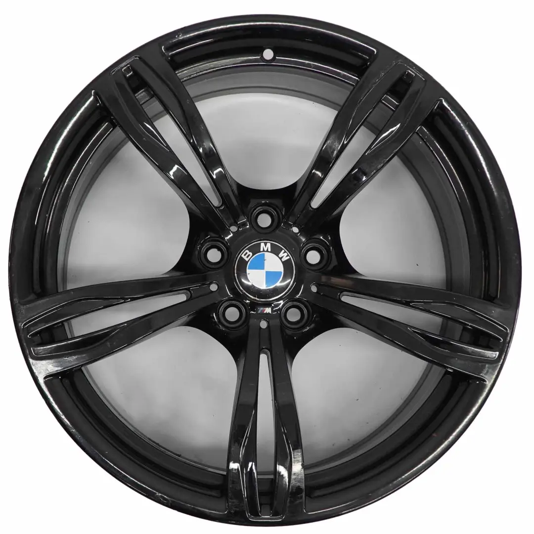 BMW F10 M5 Black Alloy Wheel Rim 20" M Double Spoke 343 9J ET:32 - SKU 2283999-1 - Part number 2283999