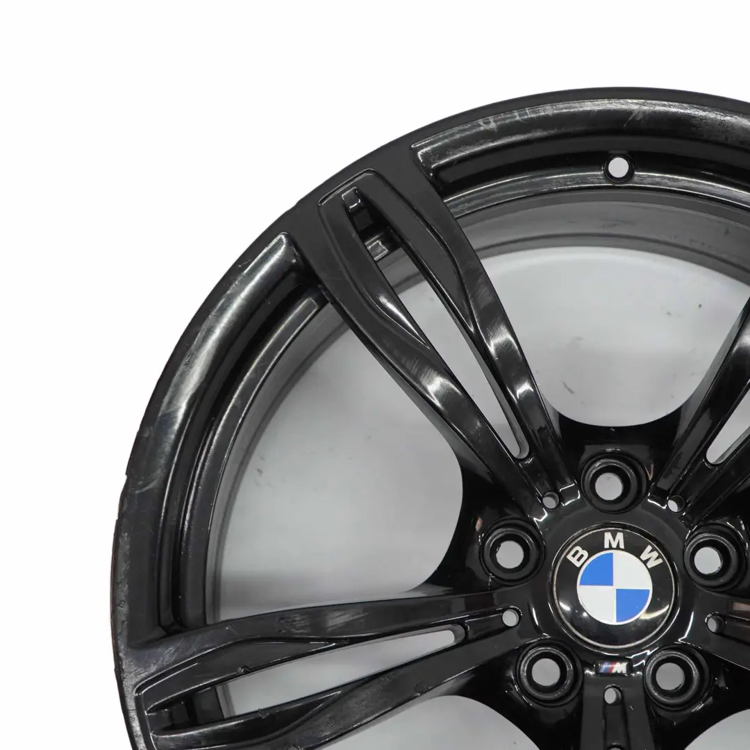 BMW F10 M5 Black Alloy Wheel Rim 20" M Double Spoke 343 9J ET:32 - SKU 2283999-2 - Part number 2283999