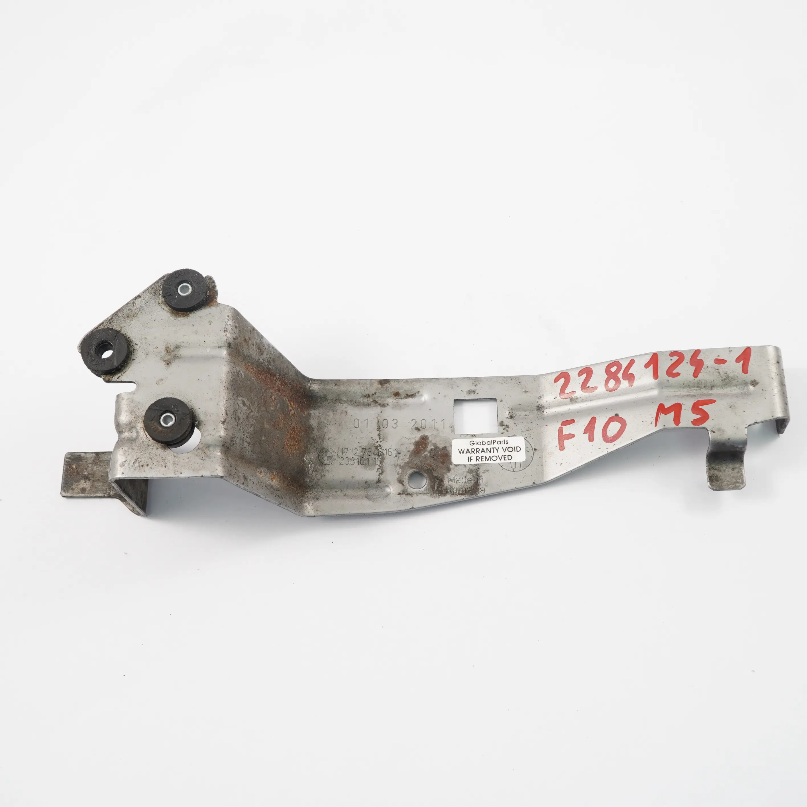 Staffa pompa acqua BMW F10 M5 Supporto montaggio radiatore ausiliario 7846161