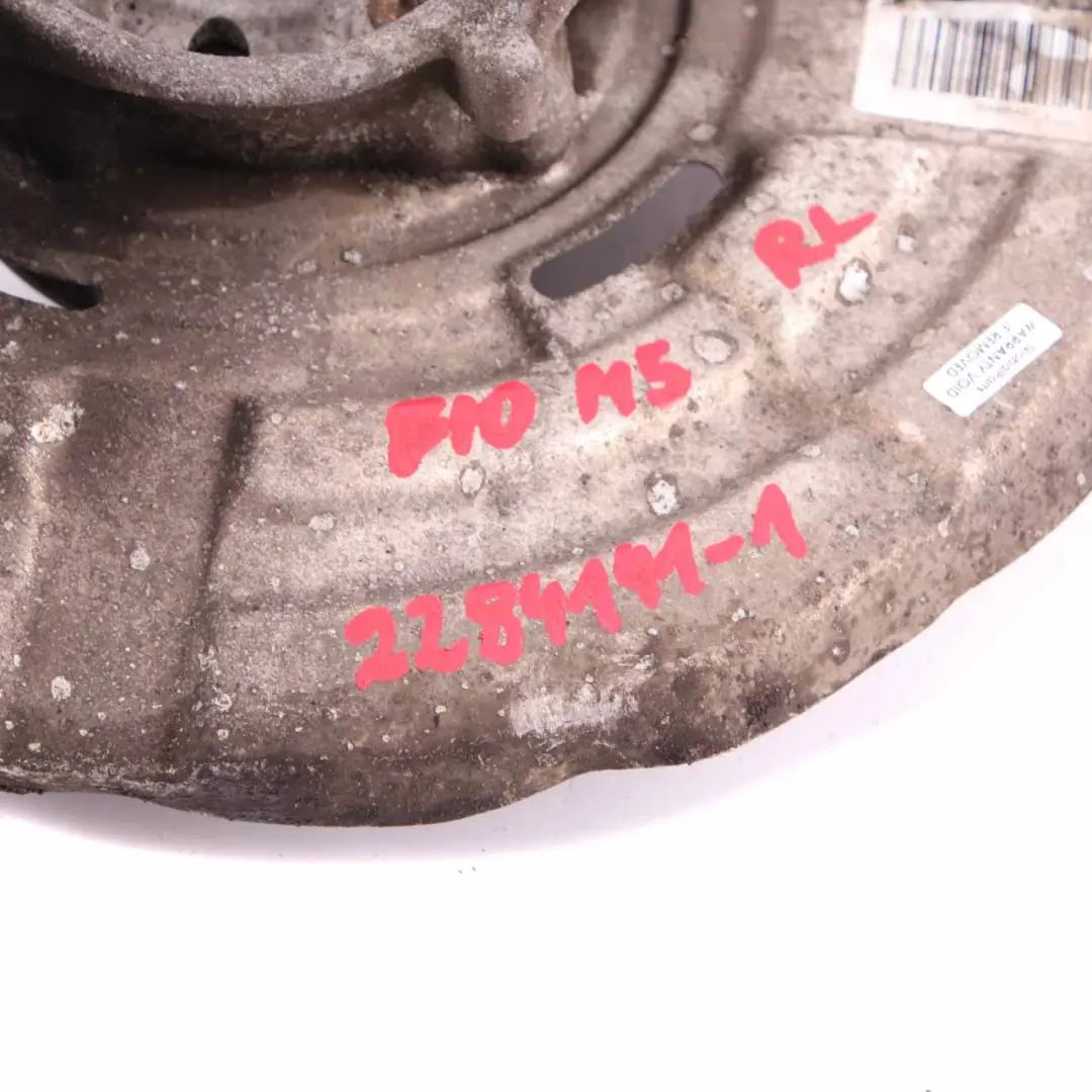 Carrier Rear Left N/S Axle Suspension Bearing to BMW F10 M5 F06 M6 Wheel with Part number 2284141 BMW F10 M5 F06 M6 Wheel Carrier Rear Left N/S Axle Suspension Bearing - SKU 2284141-1 - Part number 2284141