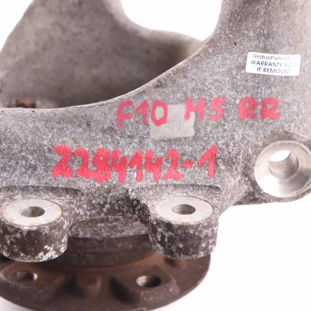 Carrier Rear Right O/S Axle Bearing Suspension F06 M6 to BMW F10 M5 Wheel with Part number 2284142 BMW F10 M5 Wheel Carrier Rear Right O/S Axle Bearing Suspension F06 M6 - SKU 2284142-1 - Part number 2284142