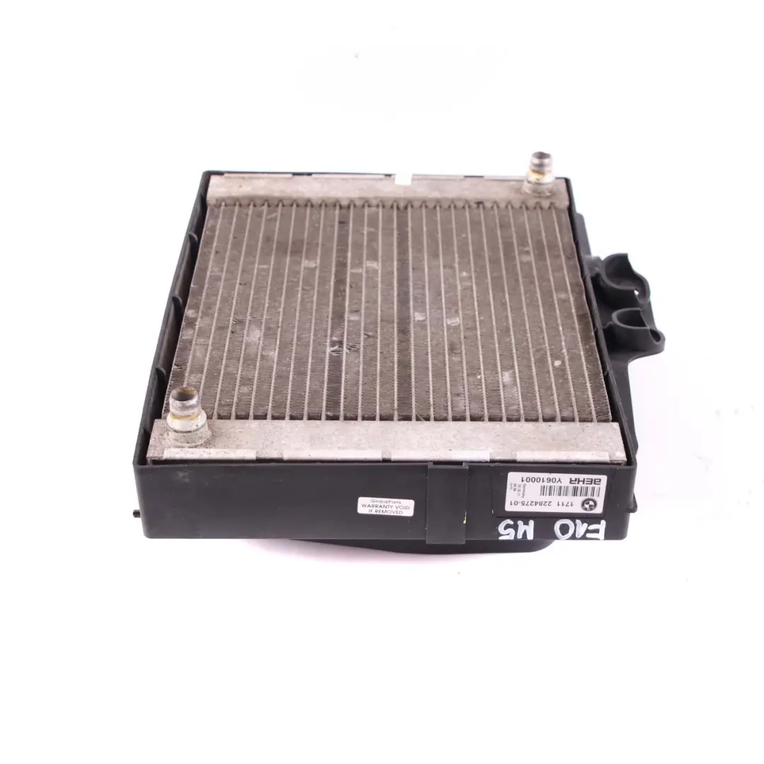 Radiator BMW F10 M5 F12 M6 Left N/S Radiator BEHR Frame Unit to with Part number 2284275 Radiator BMW F10 M5 F12 M6 Left N/S Radiator BEHR Frame Unit - SKU 2284275 - Part number 2284275