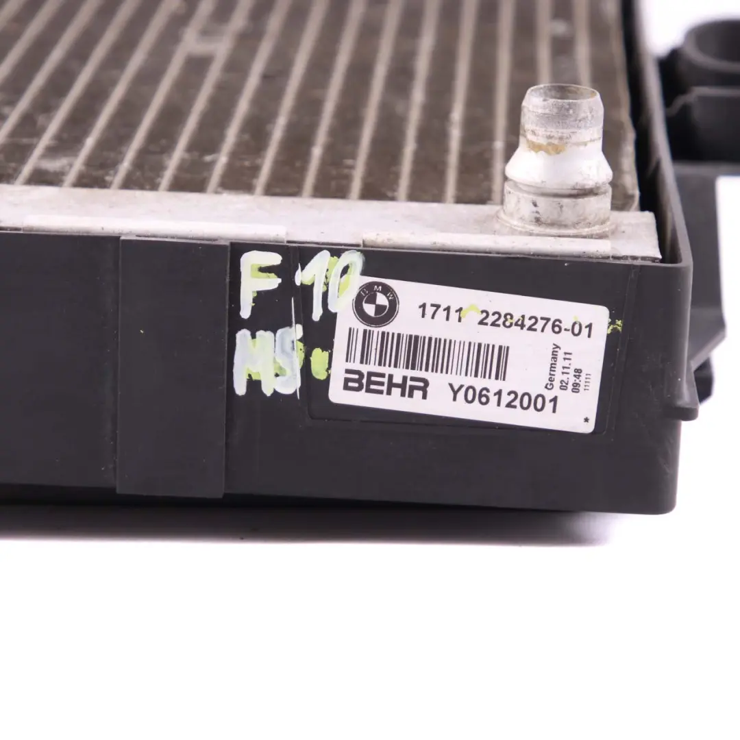 Radiator BMW F10 M5 F12 M6 Right O/S Radiator BEHR Frame Unit to with Part number 2284276 Radiator BMW F10 M5 F12 M6 Right O/S Radiator BEHR Frame Unit - SKU 2284276 - Part number 2284276
