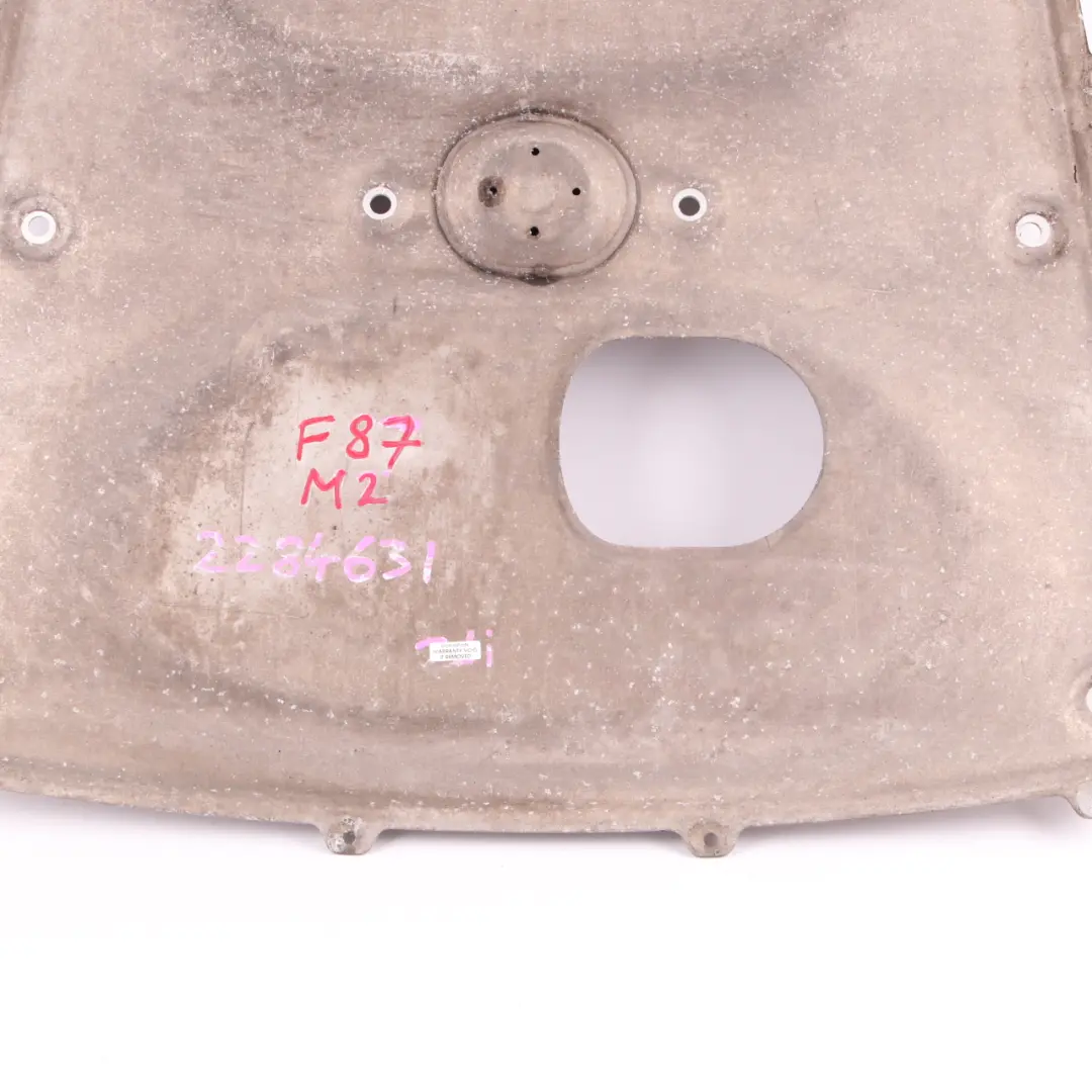 BMW F82 M2 F80 M3 Panel bajos Placa refuerzo protección eje delantero - SKU 2284631 - Número de pieza 2284631