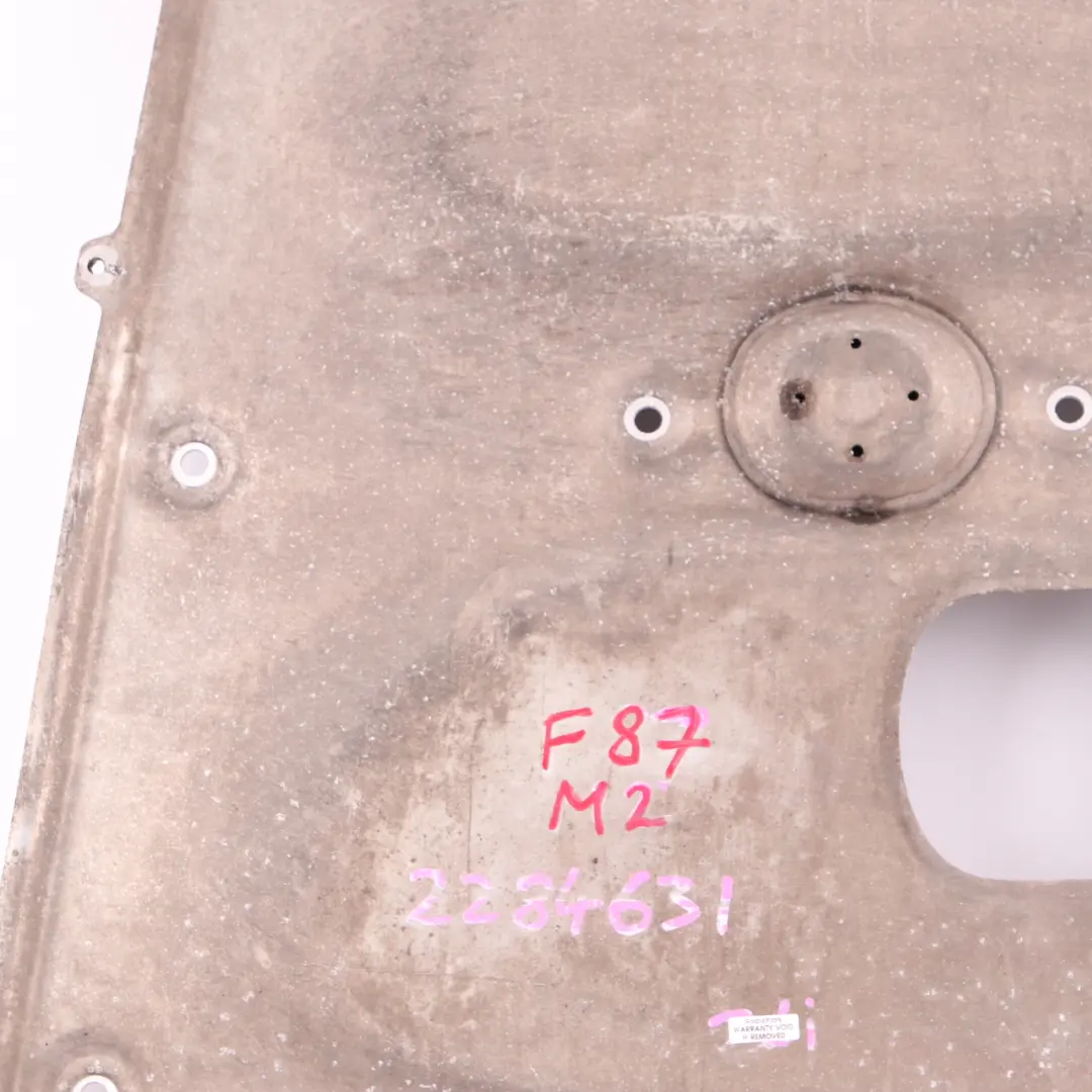 BMW F82 M2 F80 M3 Płyta Panel Osłona Podwozia Silnika Podłoga - SKU 2284631 - Numer Części 2284631