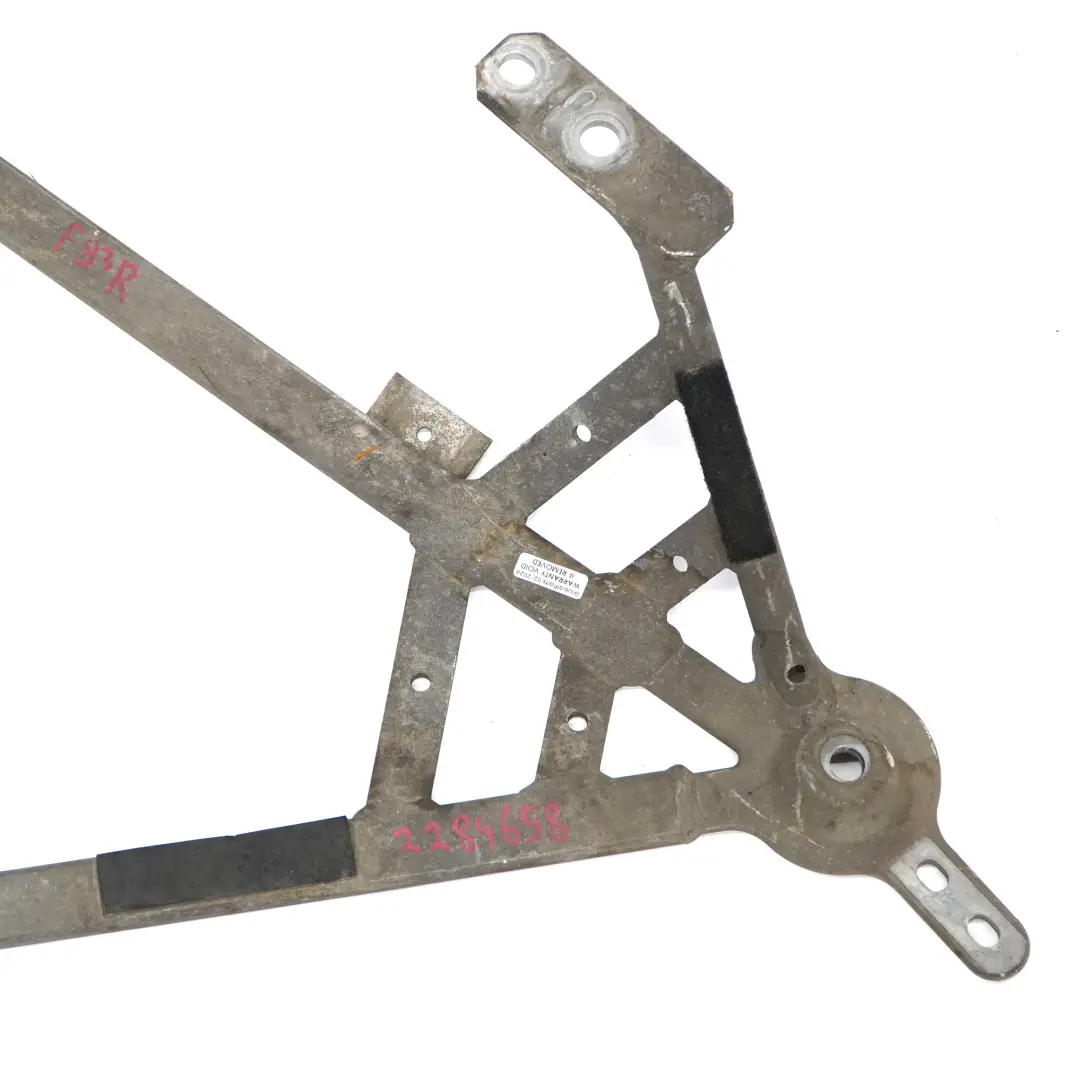 Stiffening Brace Bar BMW F83 M4 Right O/S Rear Axle Double Strut Mount to with Part number 2284658 Stiffening Brace Bar BMW F83 M4 Right O/S Rear Axle Double Strut Mount - SKU 2284658 - Part number 2284658