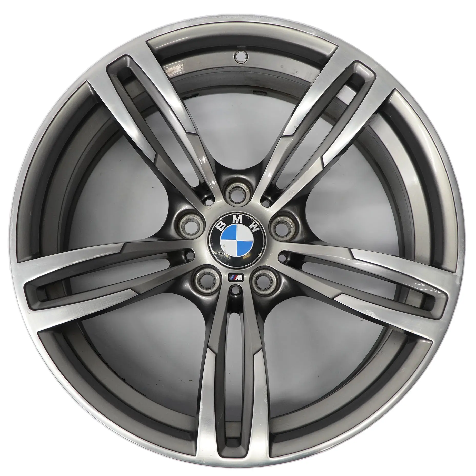 BMW F80 M3 F82 M4 Ferric Grigio Cerchio lega anteriore 19" 9J M Doppie razze 437