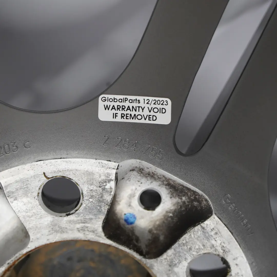 BMW F80 M3 F82 M4 Ferric Grigio Cerchio lega anteriore 19" 9J M Doppie razze 437 - SKU 2284755-2 - Numero di parte 2284755