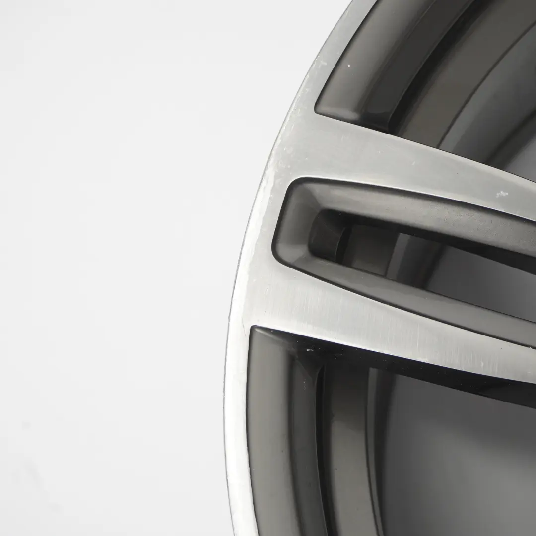 BMW F80 M3 F82 M4 Jante arrière alliage gris ferrique M Double Spoke 19" 10J - SKU 2284756-3 - Numéro de pièce 2284756