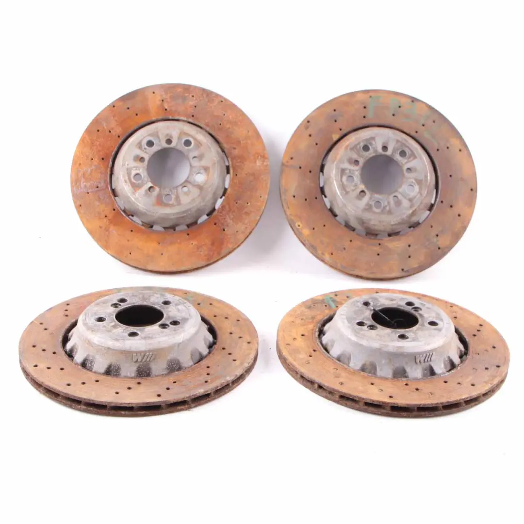  Set freni BMW F80 M3 F87 M2 anteriore posteriore sinist/destr pinza disco forata - SKU 2284809-1 - Numero di parte 2284809