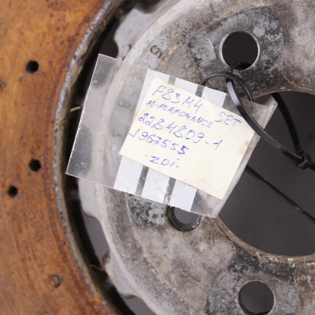 Juego Freno BMW F80 M3 F87 M2 Delantero Trasero Izqui/Dere Disco Perforado Pinza para con número de pieza 2284809 Juego Freno BMW F80 M3 F87 M2 Delantero Trasero Izqui/Dere Disco Perforado Pinza - SKU 2284809-1 - Número de pieza 2284809