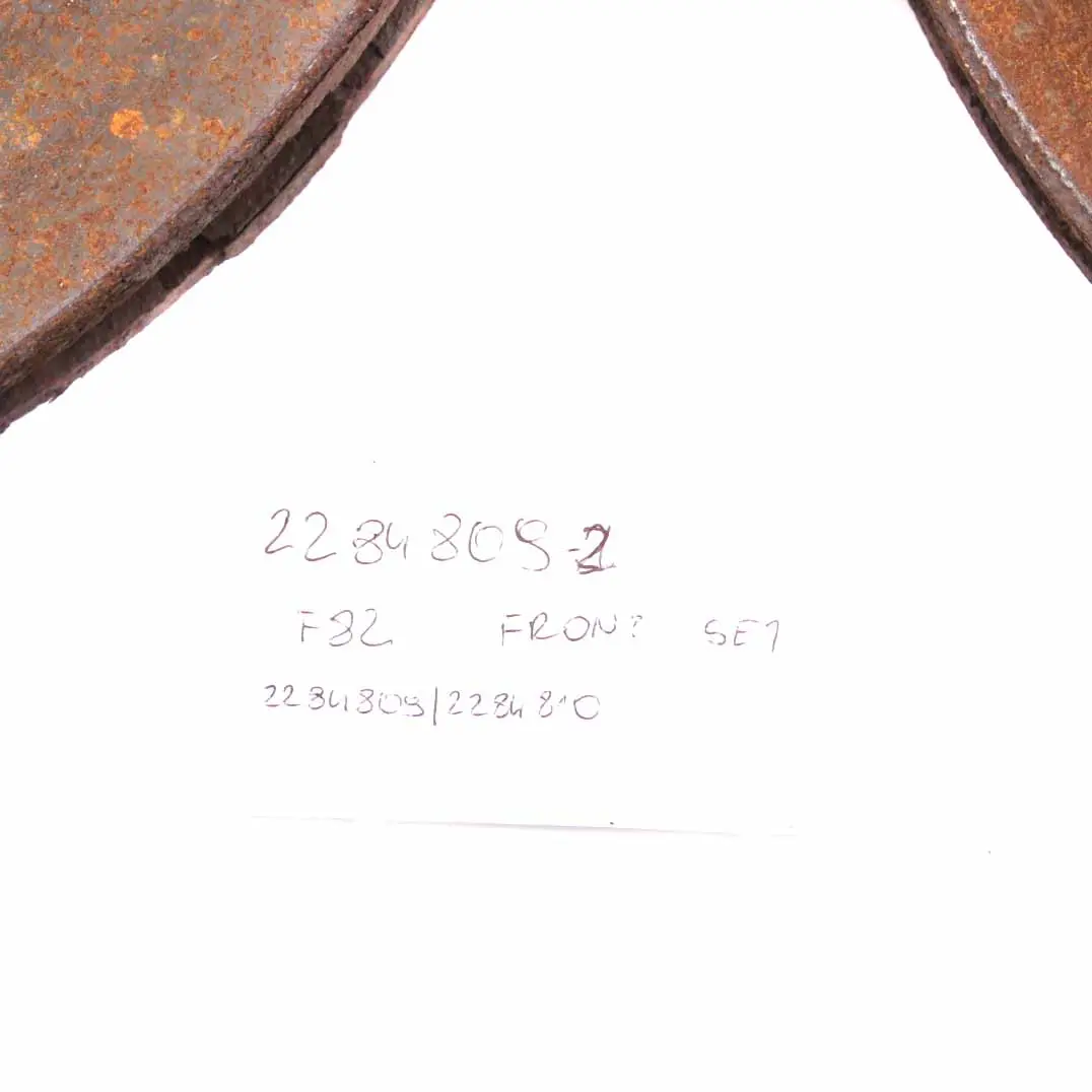 vorne links rechts Radbremsscheibe Rotor belüftet Satz BMW F80 M3 F82 M4 - SKU 2284809-2 - Teilenummer 2284809