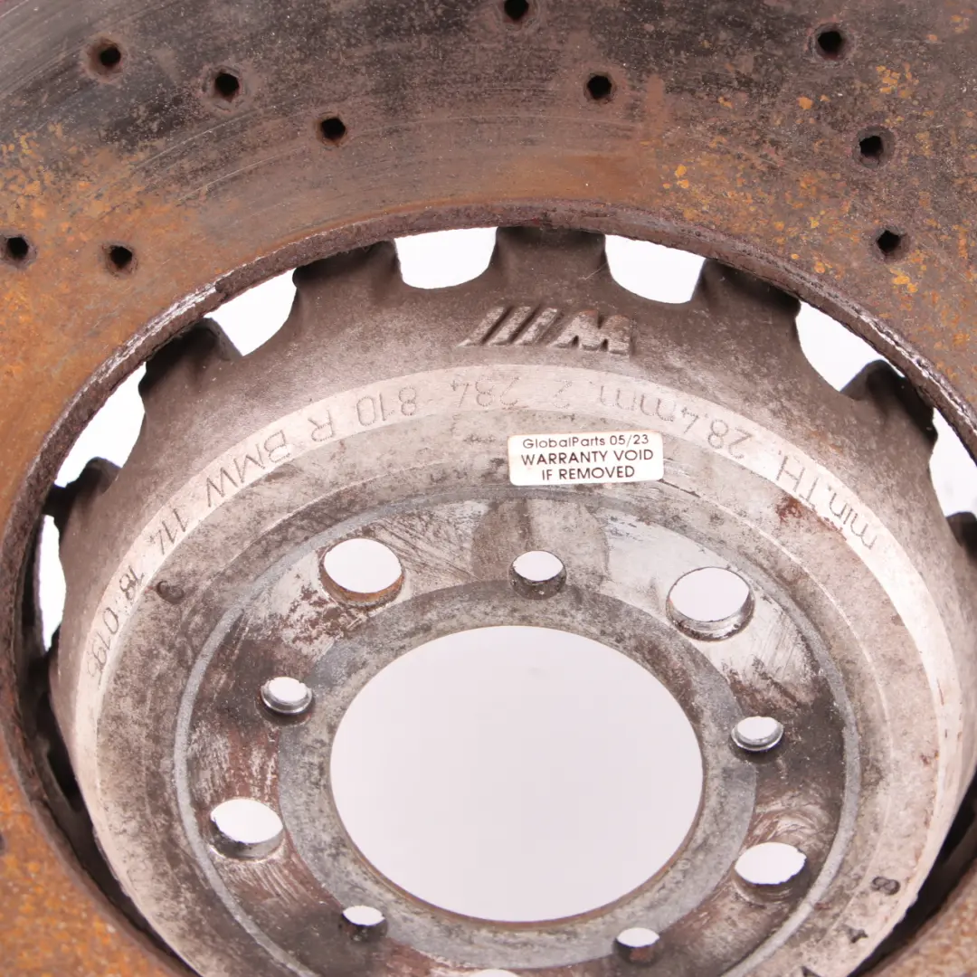 Front Left Right N/O/S Wheel Brake Disc Rotor Ventilated Set to BMW F80 M3 F82 M4 with Part number 2284809 BMW F80 M3 F82 M4 Front Left Right N/O/S Wheel Brake Disc Rotor Ventilated Set - SKU 2284809-2 - Part number 2284809