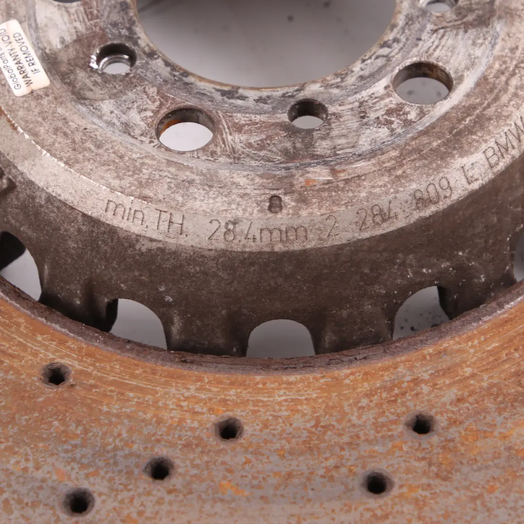 Front Left Right N/O/S Wheel Brake Disc Rotor Ventilated Set to BMW F80 M3 F82 M4 with Part number 2284809 BMW F80 M3 F82 M4 Front Left Right N/O/S Wheel Brake Disc Rotor Ventilated Set - SKU 2284809-2 - Part number 2284809