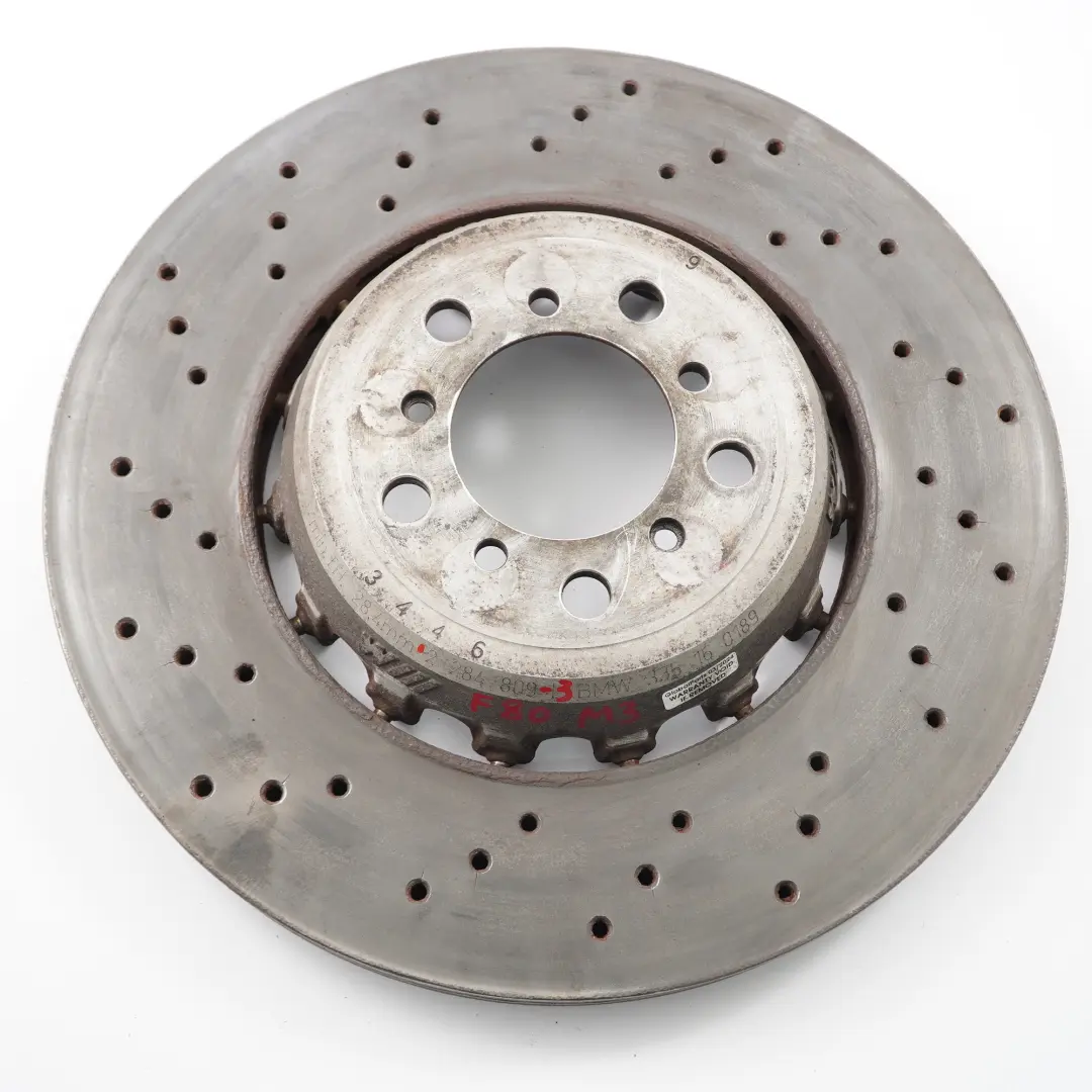 BMW F80 M3 F82 M4 Ruota Disco Freno Ventilato Anteriore Sinistro - SKU 2284809-3 - Numero di parte 2284809