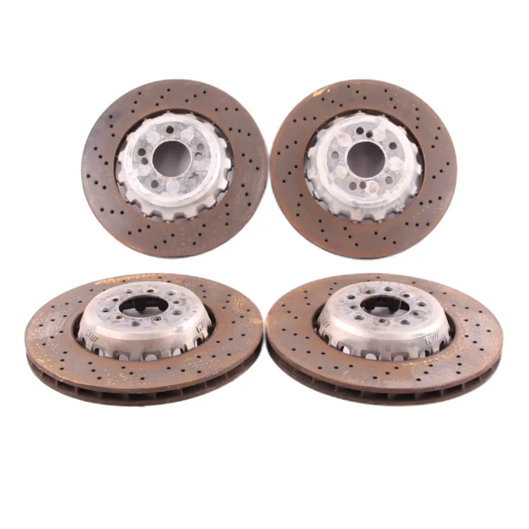 Front Rear Left Right N/O/S Perforated Brake Disc Caliper Set to BMW F80 M3 F87 M2 with Part number 2284809 BMW F80 M3 F87 M2 Front Rear Left Right N/O/S Perforated Brake Disc Caliper Set - SKU 2284809 - Part number 2284809