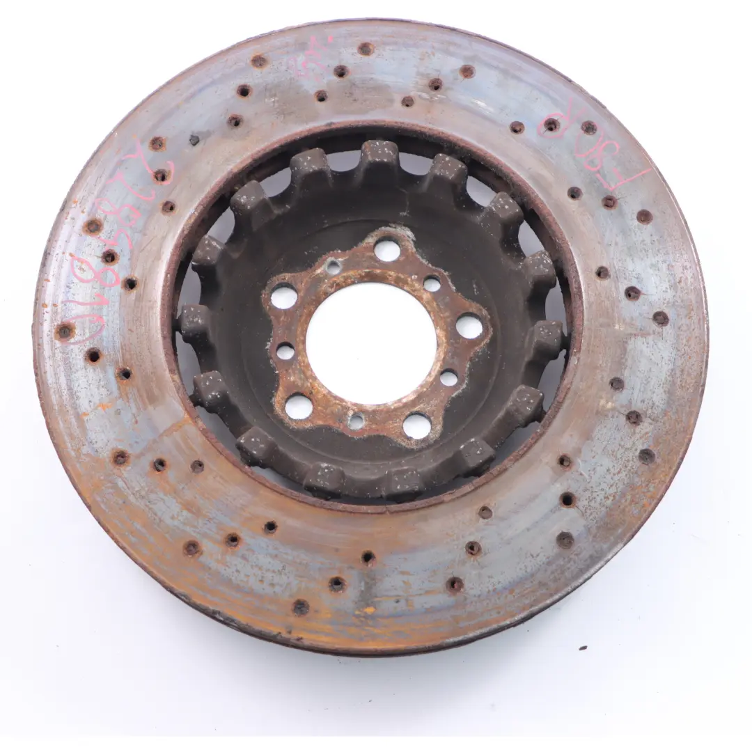 freno BMW F80 M3 F82 F83 M4 anteriore destro ruota freno ventilato per Disco con numero di parte 2284810 Disco freno BMW F80 M3 F82 F83 M4 anteriore destro ruota freno ventilato - SKU 2284810 - Numero di parte 2284810