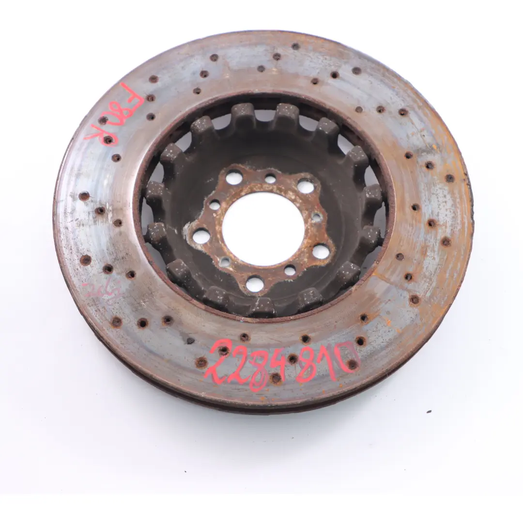 Disque de frein BMW F80 M3 F82 F83 M4 Avant Droit Roue Frein Ventilé pour à propos du numéro de pièce 2284810 Disque de frein BMW F80 M3 F82 F83 M4 Avant Droit Roue Frein Ventilé - SKU 2284810 - Numéro de pièce 2284810