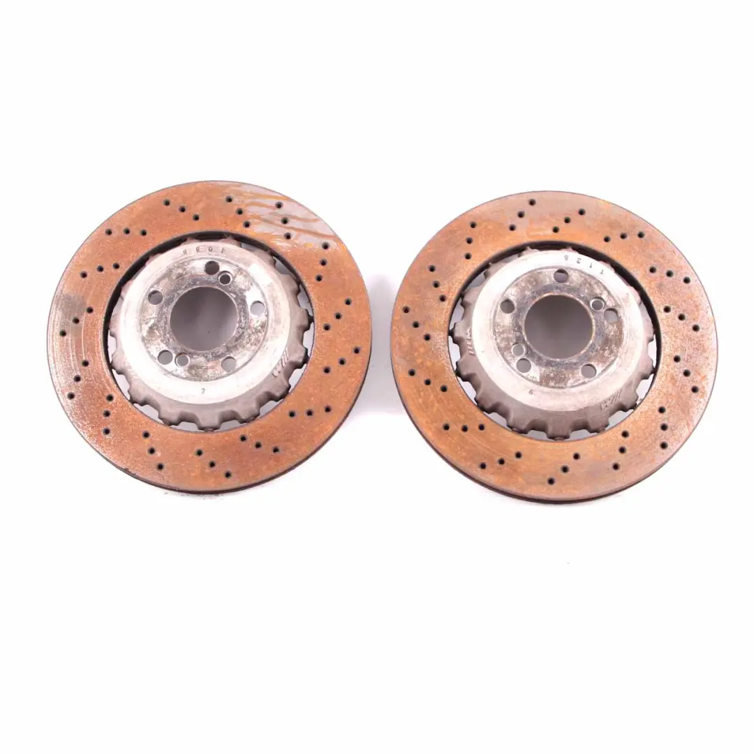 Left Right N/O/S Wheel Brake Disc Rotor Ventilated Set to BMW F80 M3 F82 M4 Rear with Part number 2284811 BMW F80 M3 F82 M4 Rear Left Right N/O/S Wheel Brake Disc Rotor Ventilated Set - SKU 2284811-1 - Part number 2284811