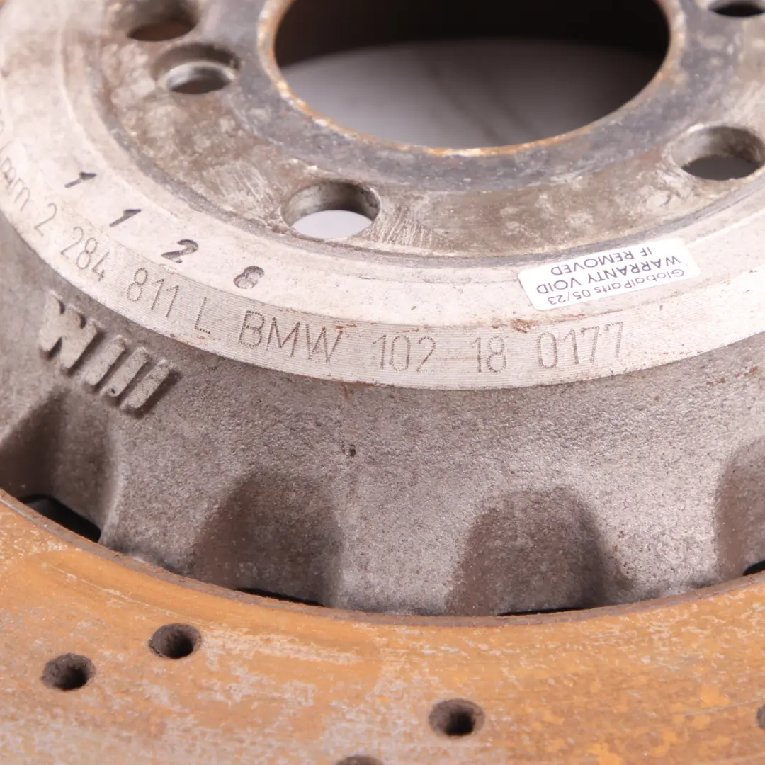 Left Right N/O/S Wheel Brake Disc Rotor Ventilated Set to BMW F80 M3 F82 M4 Rear with Part number 2284811 BMW F80 M3 F82 M4 Rear Left Right N/O/S Wheel Brake Disc Rotor Ventilated Set - SKU 2284811-1 - Part number 2284811