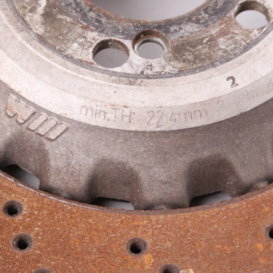 BMW F80 M3 F82 M4 Rear Left Right N/O/S Wheel Brake Disc Rotor Ventilated Set - SKU 2284811-1 - Part number 2284811