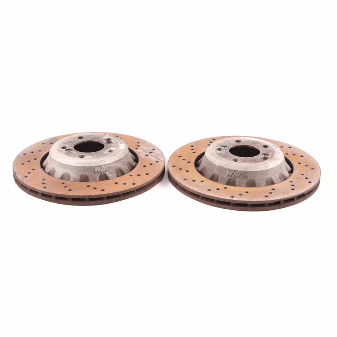 Left Right N/O/S Wheel Brake Disc Rotor Ventilated Set to BMW F80 M3 F82 M4 Rear with Part number 2284811 BMW F80 M3 F82 M4 Rear Left Right N/O/S Wheel Brake Disc Rotor Ventilated Set - SKU 2284811-1 - Part number 2284811
