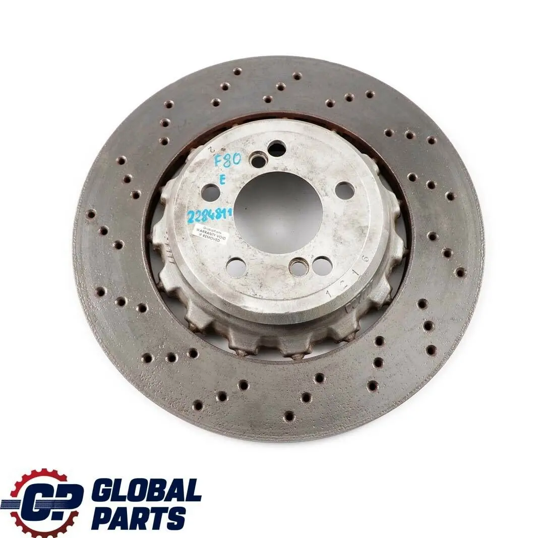 BMW F80 M3 F82 F83 M4 Rear Left Wheel Brake Disc Ventilated 370x24 mm 2284811