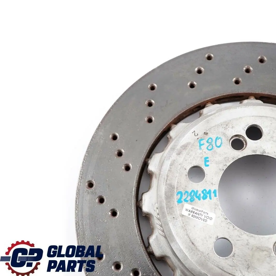 Tylna Lewa Tarcza Hamulcowa Wentylowana 370x24 do BMW F80 M3 F82 F83 M4 o numerze 2284811 BMW F80 M3 F82 F83 M4 Tylna Lewa Tarcza Hamulcowa Wentylowana 370x24 - SKU 2284811 - Numer Części 2284811