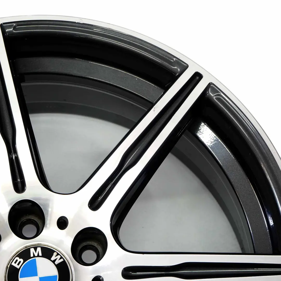 Orbitgrey Alloy Wheel Rim 20" M Double Spoke 601 9J ET:32 to BMW F10 M5 with Part number 2284870 BMW F10 M5 Orbitgrey Alloy Wheel Rim 20" M Double Spoke 601 9J ET:32 - SKU 2284870-1 - Part number 2284870