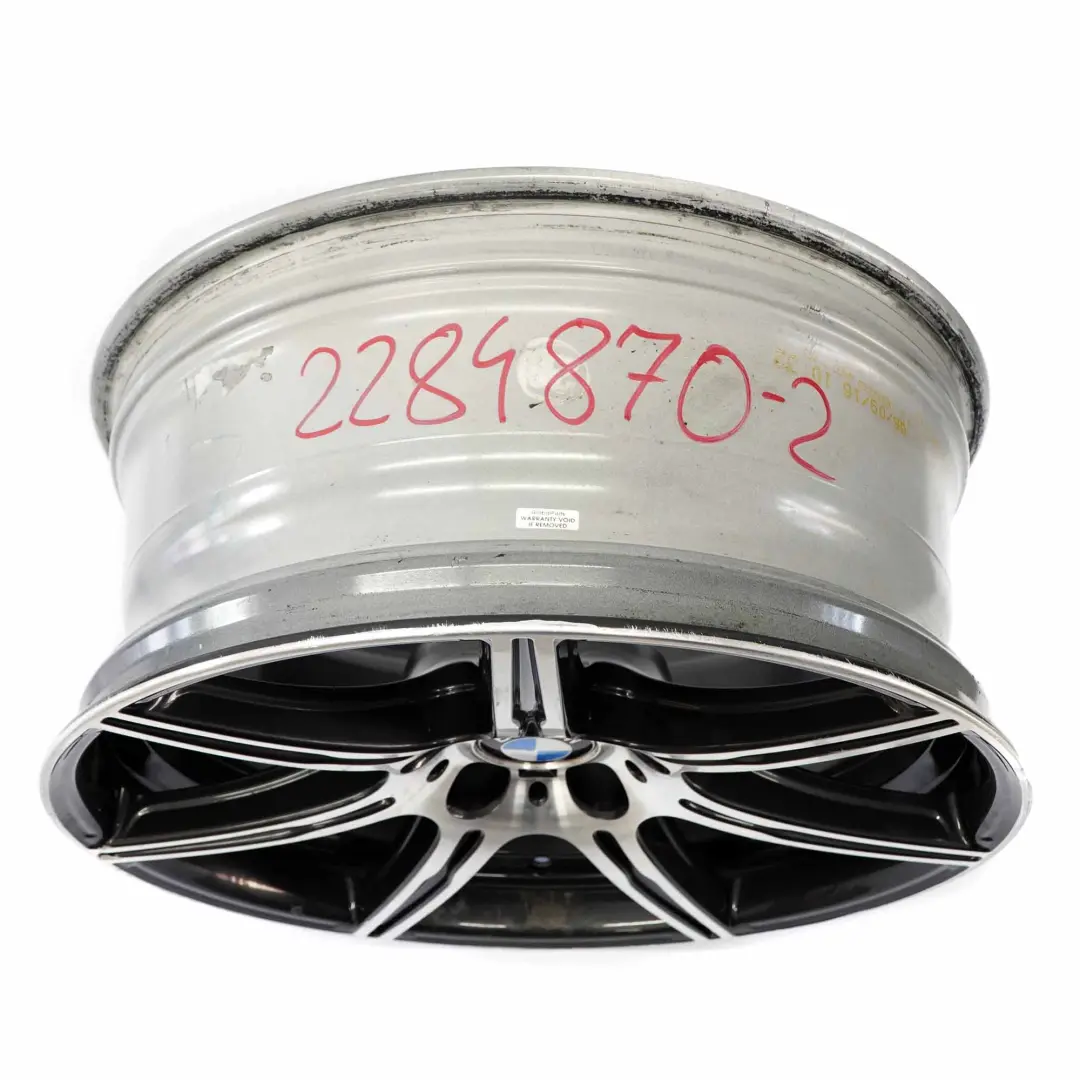 Obritgrey Alu Felge Alufelge 20" M Doppelspeiche 601 9J ET:32 für BMW F10 M5 mit Teilenummer 2284870 BMW F10 M5 Obritgrey Alu Felge Alufelge 20" M Doppelspeiche 601 9J ET:32 - SKU 2284870-2 - Teilenummer 2284870