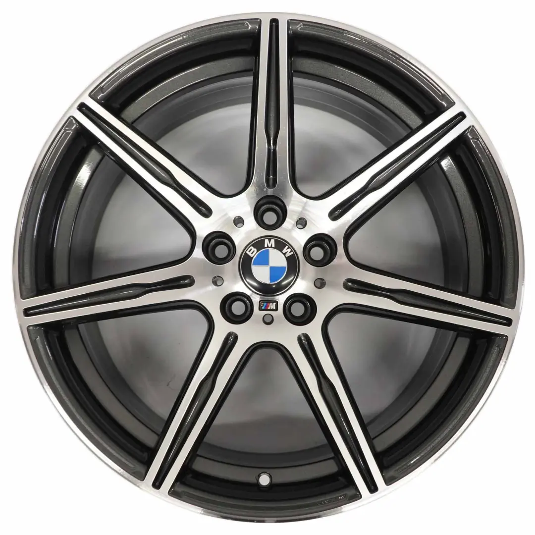 Orbitgrey Alloy Wheel Rim 20" M Double Spoke 601 10J ET:34 to BMW F10 M5 with Part number 2284871 BMW F10 M5 Orbitgrey Alloy Wheel Rim 20" M Double Spoke 601 10J ET:34 - SKU 2284871 - Part number 2284871