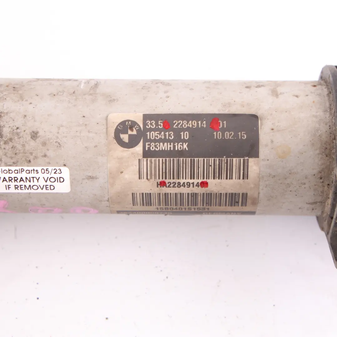 BMW F83 M4 molla puntone sospensione ammortizzatore posteriore destro - SKU 2284914 - Numero di parte 2284914