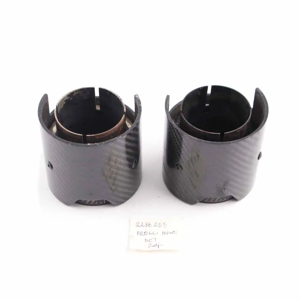 Exhaust Tips BMW F20 F21 LCI M140i B58 M Performance Muffler Pipe Black Carbon to with Part number 2286255 Exhaust Tips BMW F20 F21 LCI M140i B58 M Performance Muffler Pipe Black Carbon - SKU 2286255 - Part number 2286255